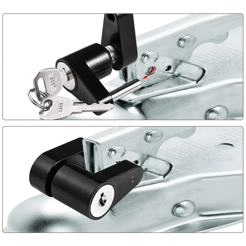 Anti-theft Trailer Hitch Lock Hitch Security Protector 1/4 Inch for RV Truck