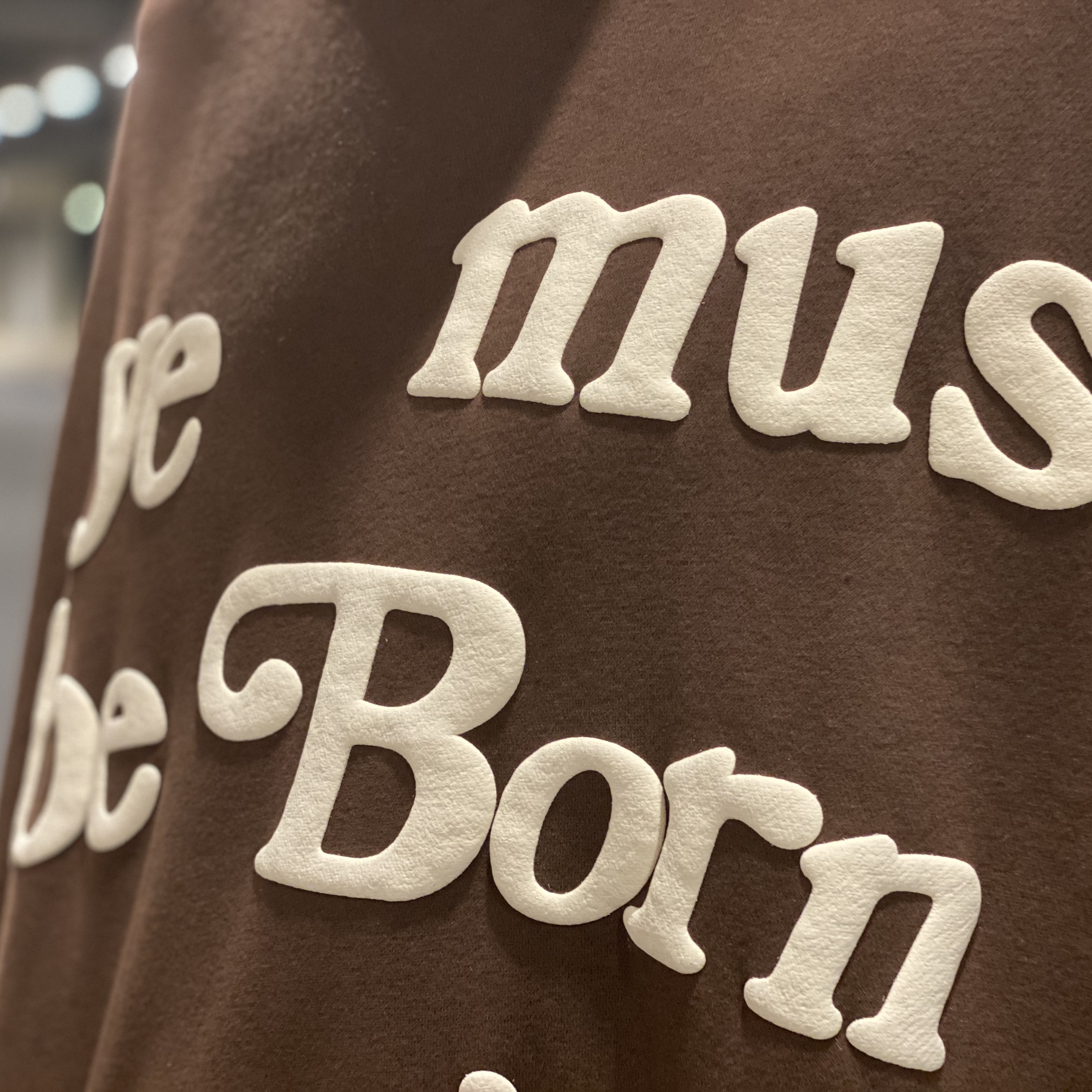 2022 Print Tag CPFM.XYZ Hoodie Men Women 3D Foam Logo 1:1 Ye Must Be Born Again Hoodie Heavy Fabric Kanye West Sweatshirts