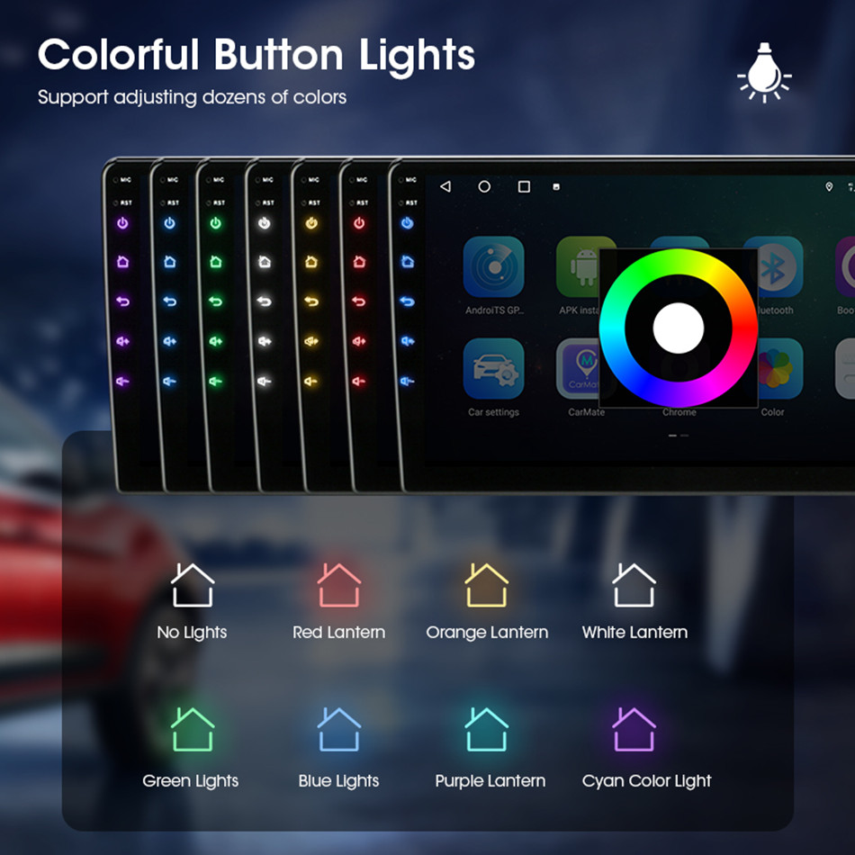 JMCQ 2 Din Android 12 Car Radio Multimedia Video Player For Peugeot 207 CC 207CC 2006-2015 4G Carplay Stereo GPS Navigation