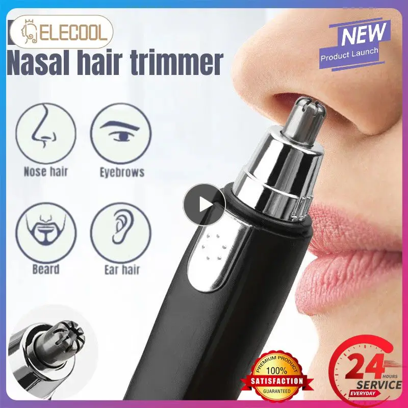 1~9PCS Electric Nose Hair Trimmer Shaver For Men Women Ear Neck Eyebrow Trimmer Shaver Man Washable Trimer Razor Remover Kit