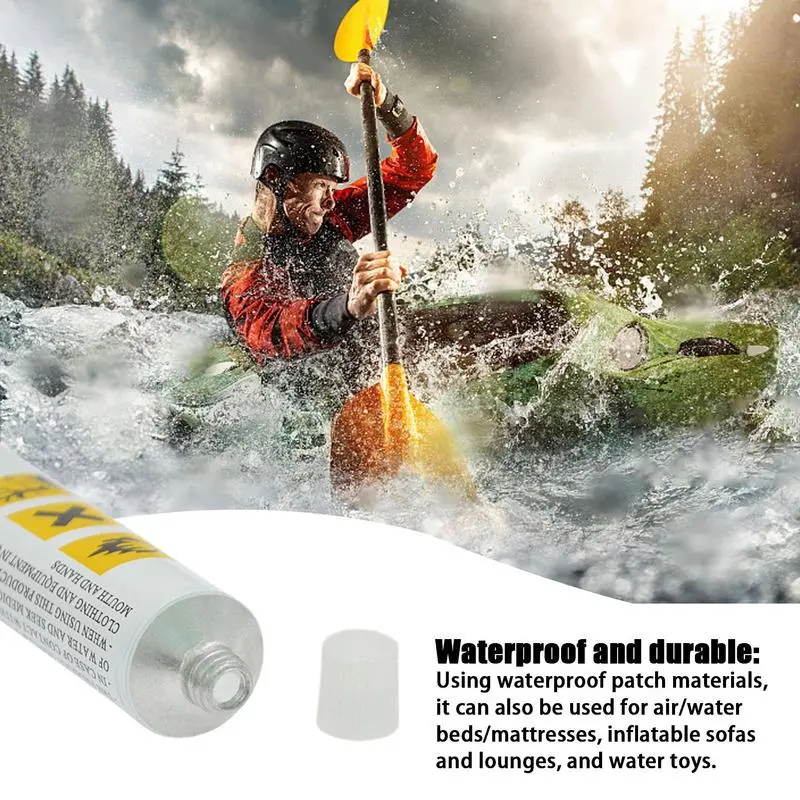 PVC Repair Glue 30ml Waterproof Paddle Boat Repair Patch Glue Kayak Patches Glue Mend Glue For Inflatable Sofas And Lounges