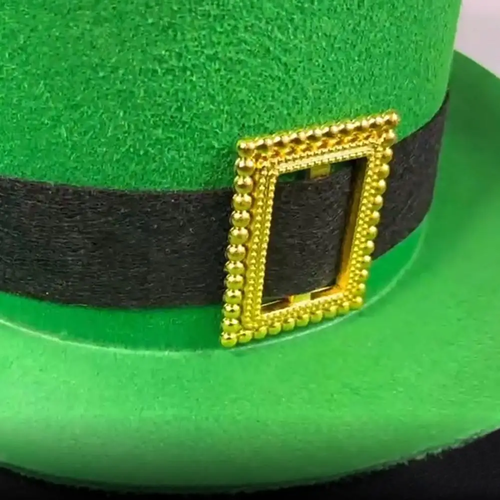 Novelties Unisex Adult Saint Patrick's 2025 Day Irish Leprechaun new Green Top Hat With Elegant Hats For Women Western Hat 20 N9T9