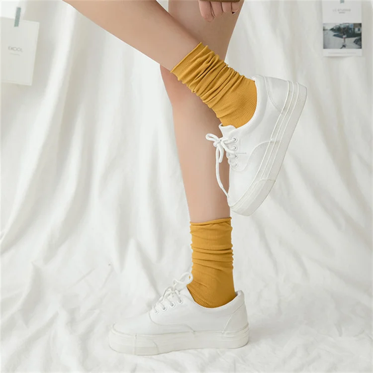 Women new Socks 2023 Spring New Thin Crew Socks For Lady New Japanese Style 2025 Long Breathable Casual Trendy Soft Comfortable Female