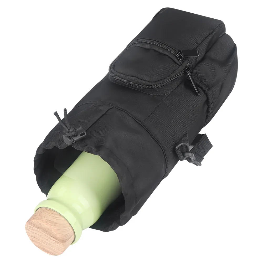 32/40oz Water Bottle Carrier Insulated Water Bottle Pouch Sleeve with Shoulder Strap Phone Pocket Sling Bag for Sports Kettlen