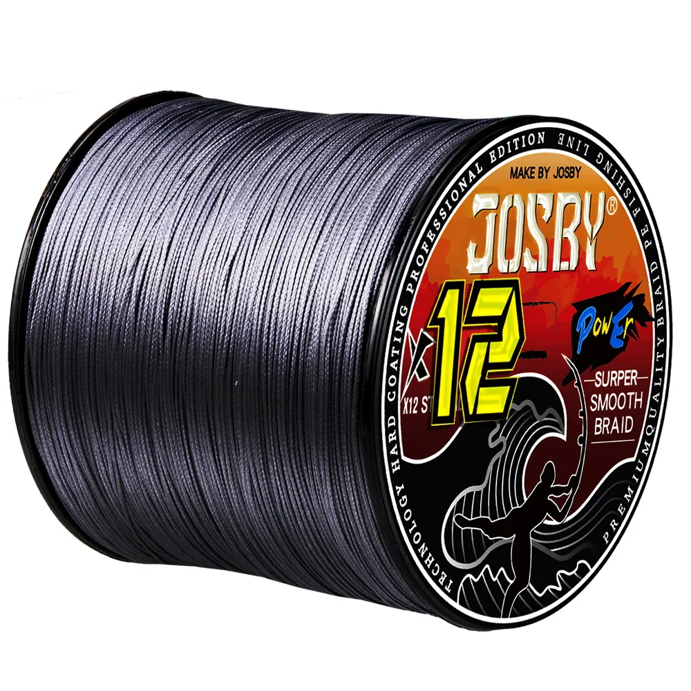 JOSBY Braided Fishing Line Multifilament Carp Fly 12/9 Strand 300M 500M 100M Multicolor new Japan Spinning Extreme 2025 PE Strong Weave