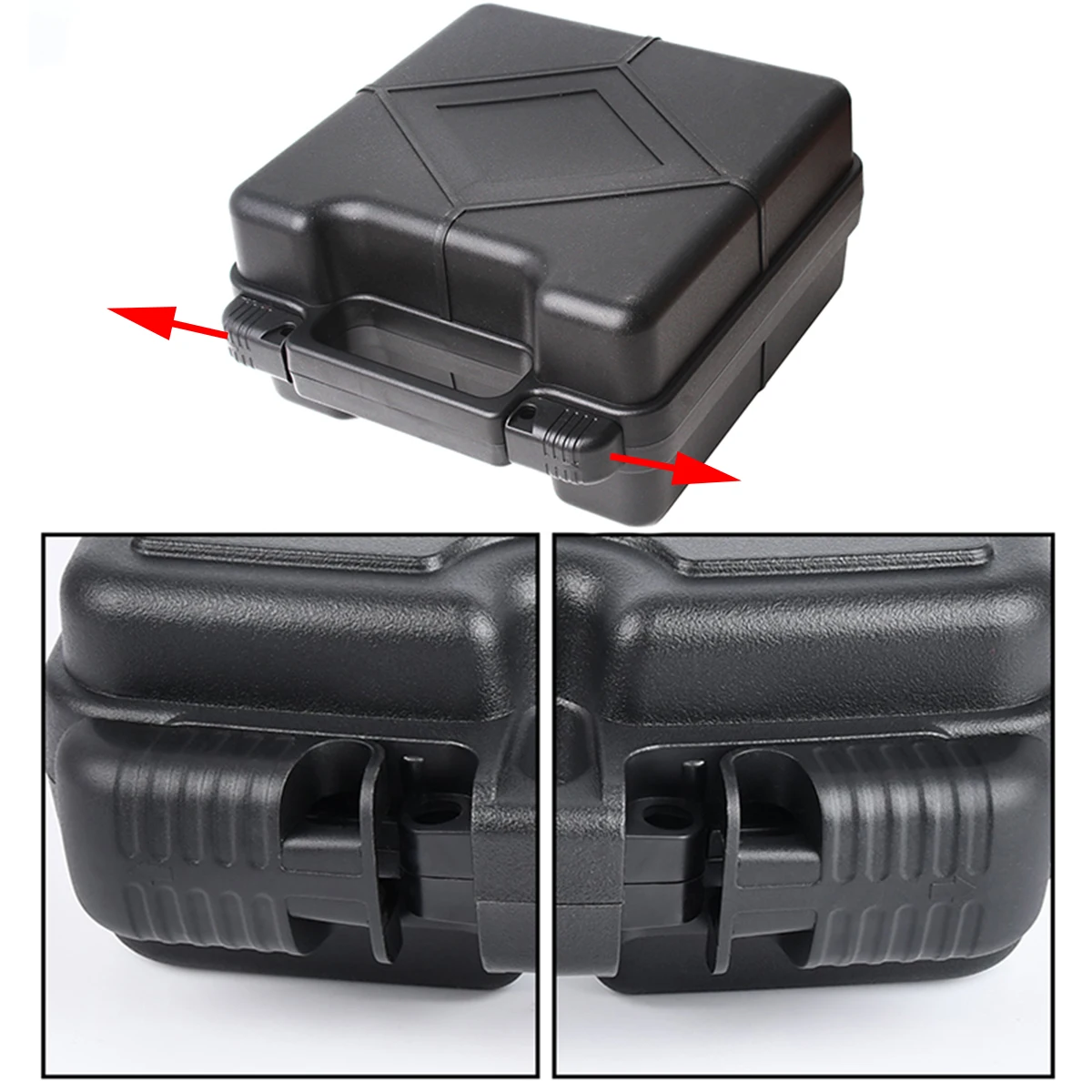 Heighten Carry Case Bag Tool Case With pre-cut Sponge Storage Box Safety Protector Organizer Hardware Toolbox 238x208x120MM