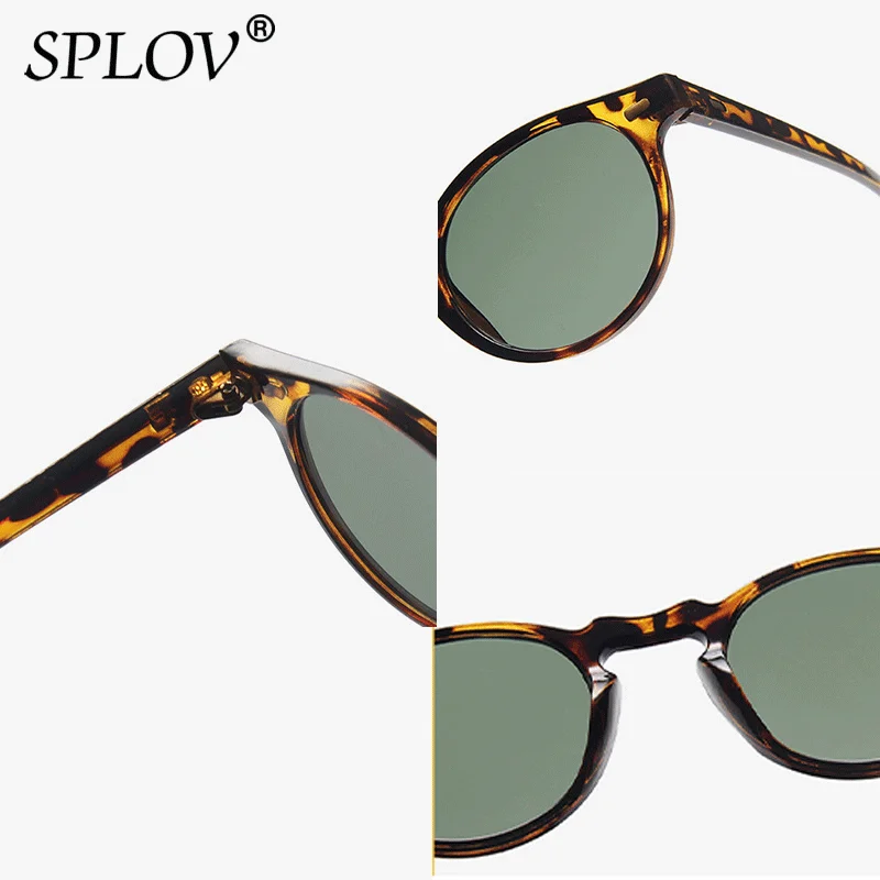 Small Round Sunglasses Men new Women 2025 Vintage Brand Black Leopard Green TransGrey Shades AntiBlue Light Glasses Trendy Clear Eyewear