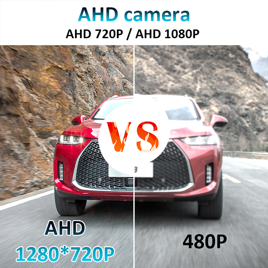 2025 180° HD 1080P AHD Rear view camera for 3 5 X3 Series F30 F10 F11 F25 Reverse 4 Pin new car camera reverse camera Night vision