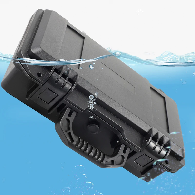 Toolbox Waterproof Shockproof Tool Case Sealed Tool Box Safety Resistant Camera Photography Multimeter Storage Box With Sponge