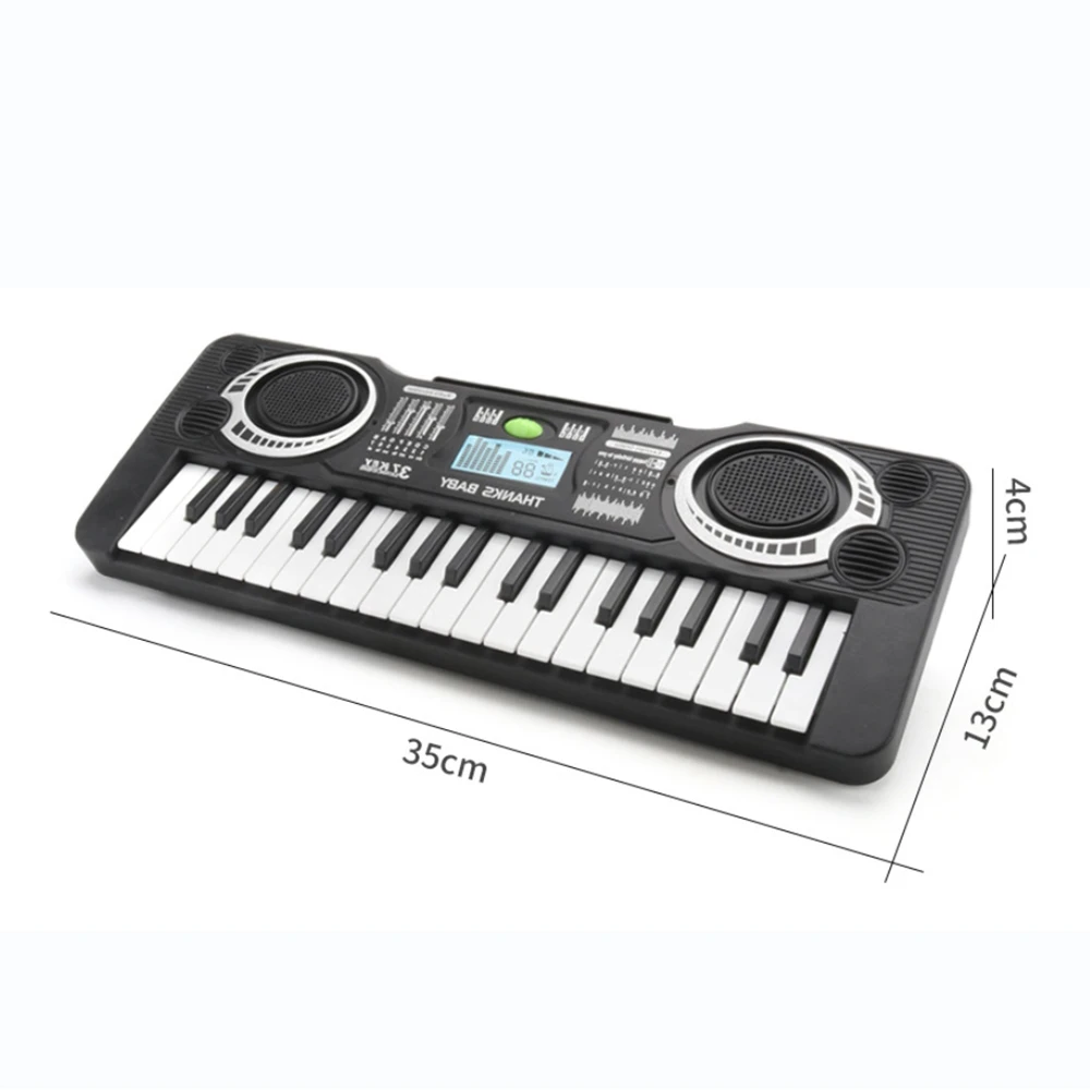 37 Key Electronic Keyboard Piano Beginners Musical Instrument Toys Children Educational Toys for Kids Boys Girls Birthday Gifts