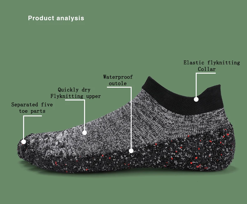 Unisex Five Toes Sock Aqua Shoes new Swimming Yoga Minimalist Beach Sports Barefoot Ultra Portable 2025 Lightweight Run Footwear