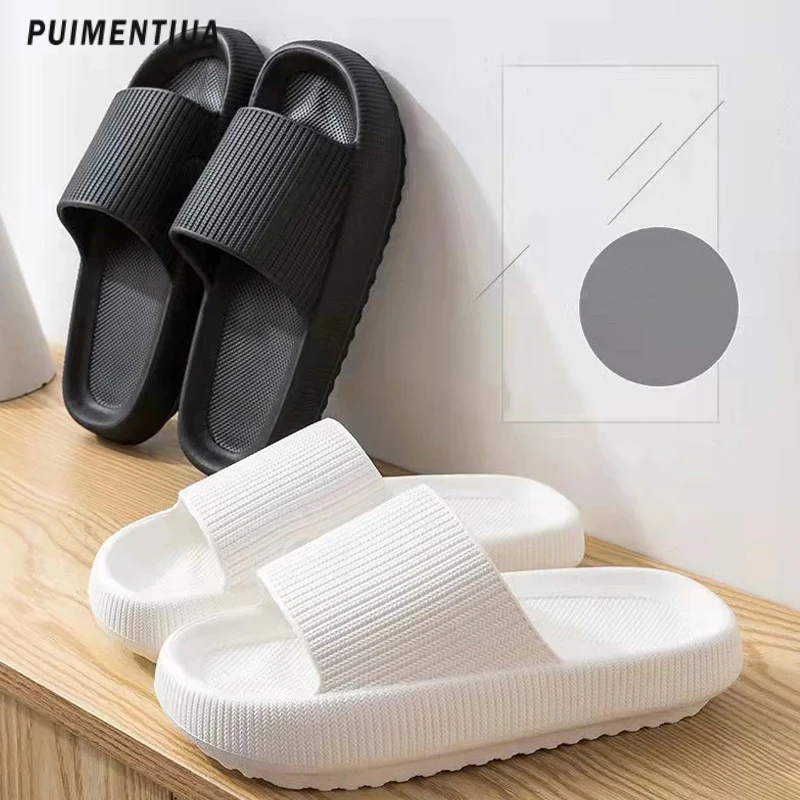 2023 Summer Slippers Men Women Eva Soft Bottom Indoor Home Slides Sandals Light Beach 2025 Shoes Male Slippers Flip new Flops Big Size 45