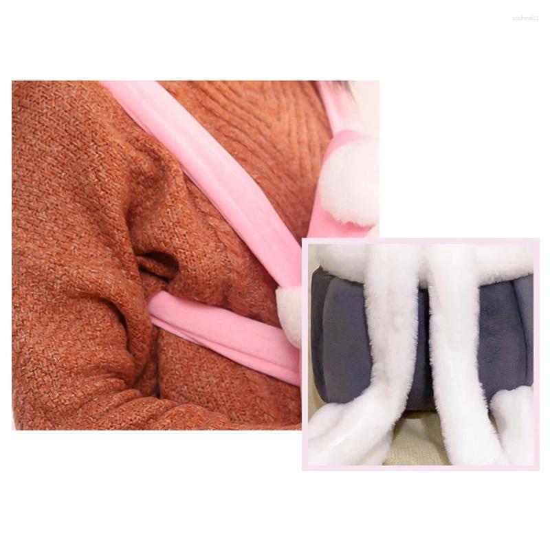 Update Cat Carriers Outdoor Backpack Winter Warm Soft Plush Carrier Bag Puppy Kitten Travel Chest Breathable Portable Backpacks Pet Supplies