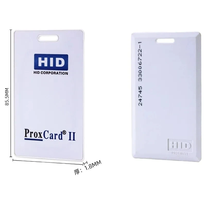 1Pcs Genuine Thick HID ProxCard II 1326 LMSMV Clamshell Proximity Standard 26 Bit H10301 Format Card Fast Shipping