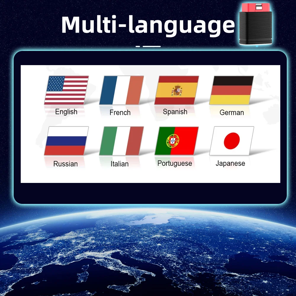 Kingbolen Ediag Mini Full System Car Diagnostic Tools 15 Resets FULL OBD2 Code Reader Read/Clear Error Code PK Thinkdiag mini