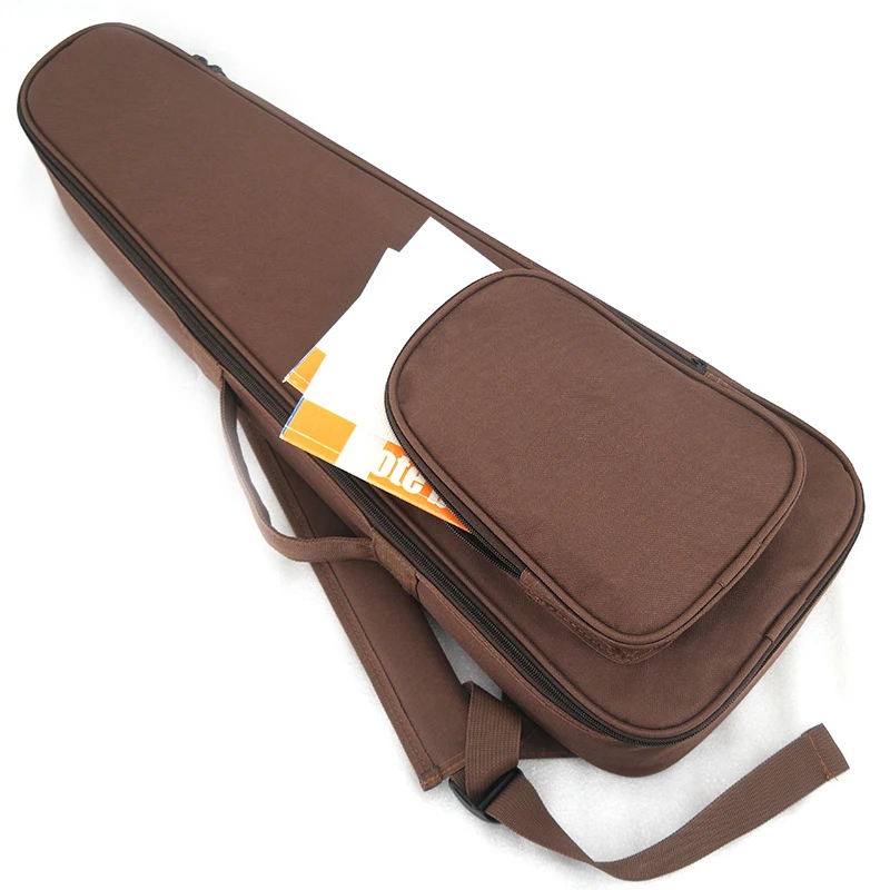 Ukulele Bag Case Shoulder Padded Gig new Backpack For 21 23 26 2025 Inch Brown Portable Soft Case Concert Musical Instruments XM112