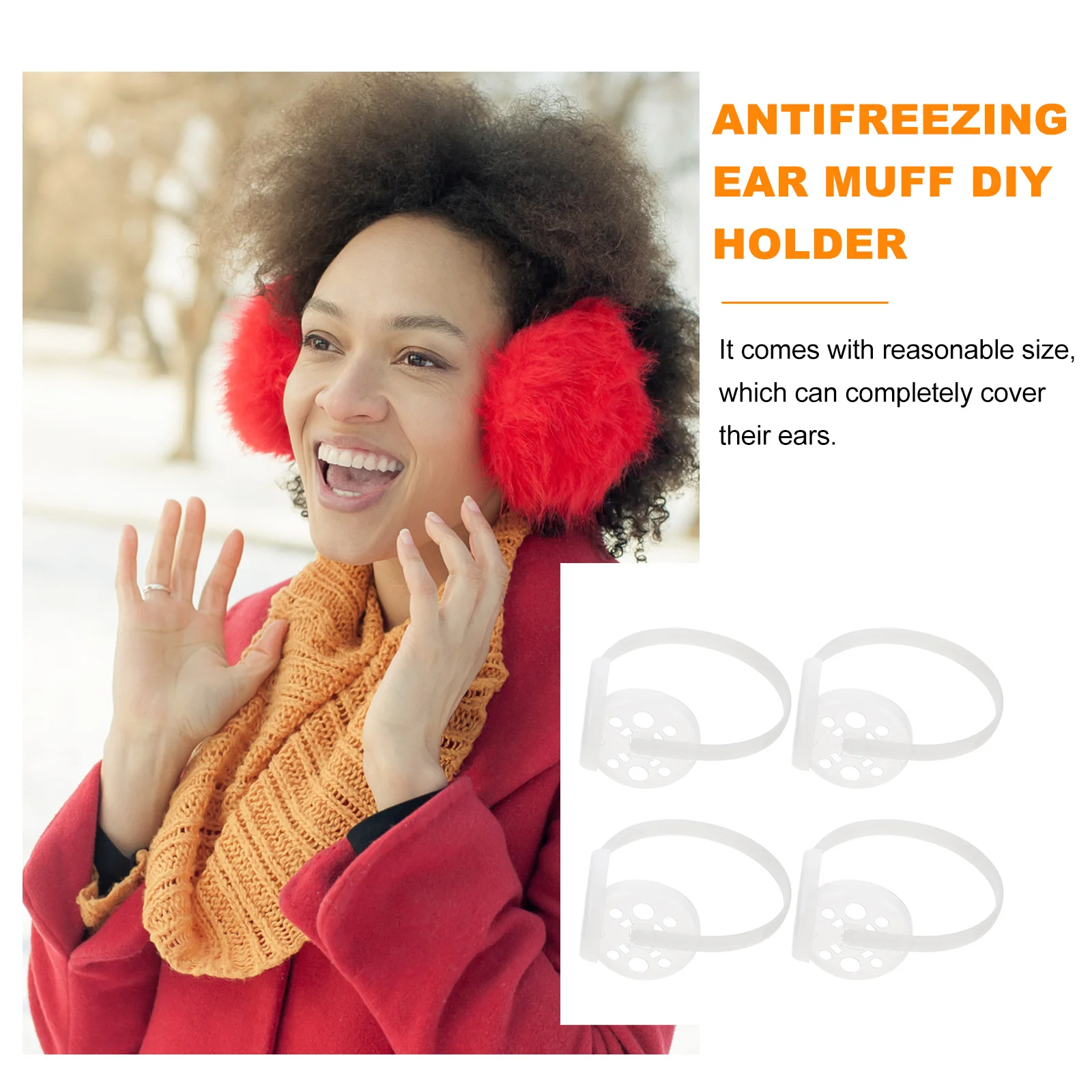 Earmuff Diy Rack Ear Supplies Winter Warmer Holder Earmuffs Cute 2025 Antifreezing Accessories Frame Plush new Replacement Set Making