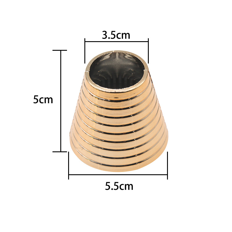 Goth Punk Alloy Plated Hair Ring Geometric Metal Hair Band for Women Fake Metal Ponytail Holder Hairclips Hair Accessories