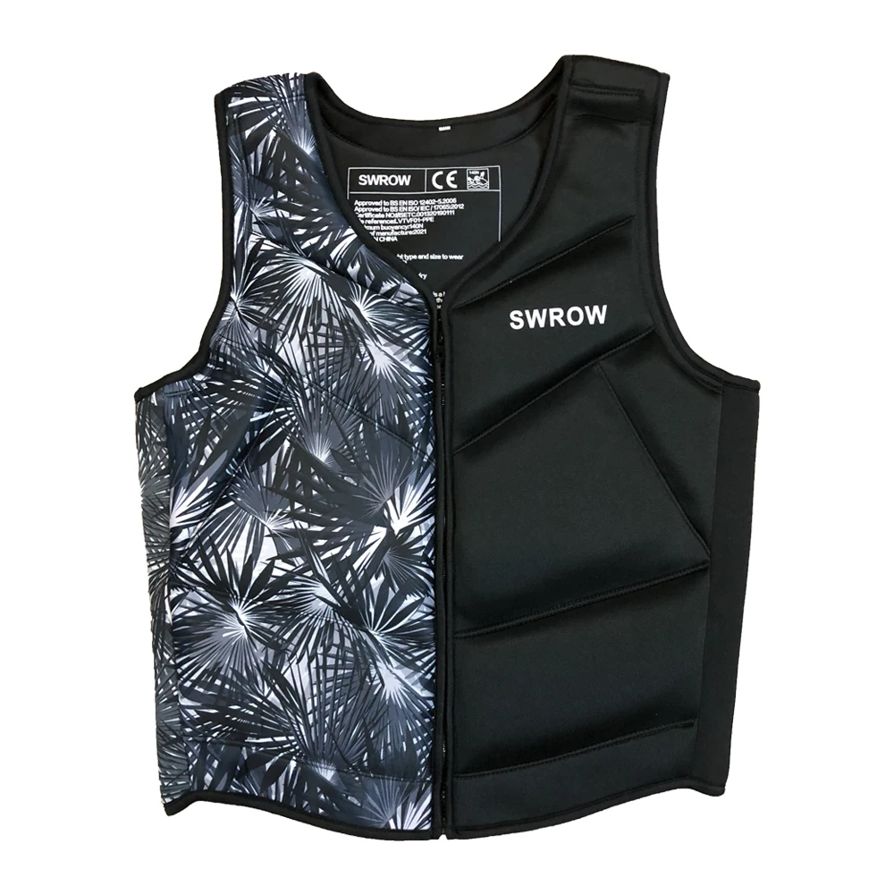 New Lifejacket Neoprene Water Sports Jacket 2025 Vest Adult Children Swimming Lifejacket Boating Fishing new Rafting Surfing Lifejacket