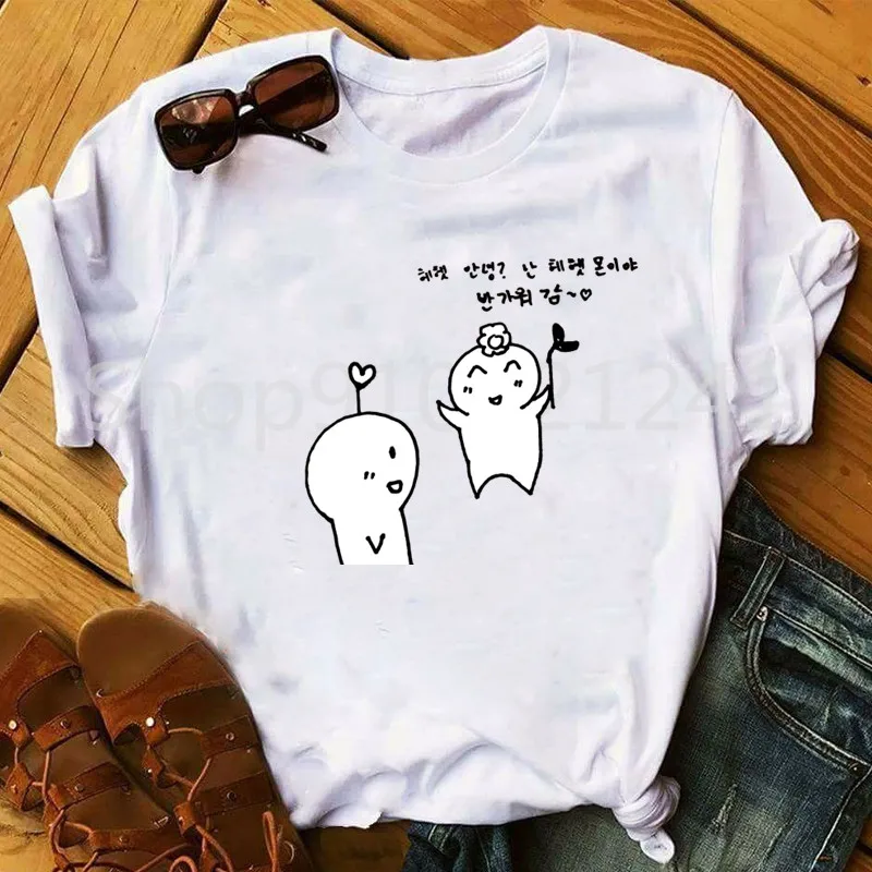 Ateez PLEASE LEAVE TShirts Korean Style T-shirt Summer TShirt Unisex Tops Clothes Kawaii Women Short Sleeve Funny Shirts