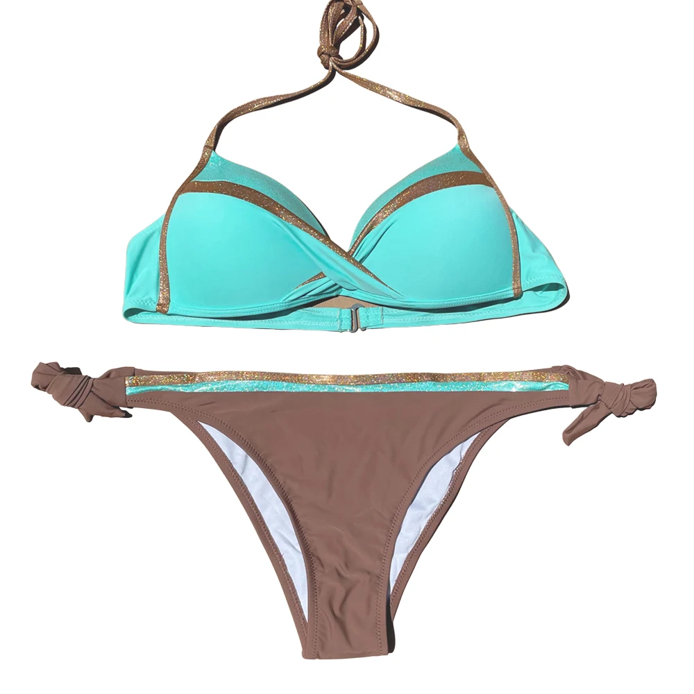 Chisalis Push Up Swimsuit Women 2025 Sexy Solid Bikini 2023 Women Swimwear Brazilian Bikini Set Female Summer new Beachwear Bathing Suit