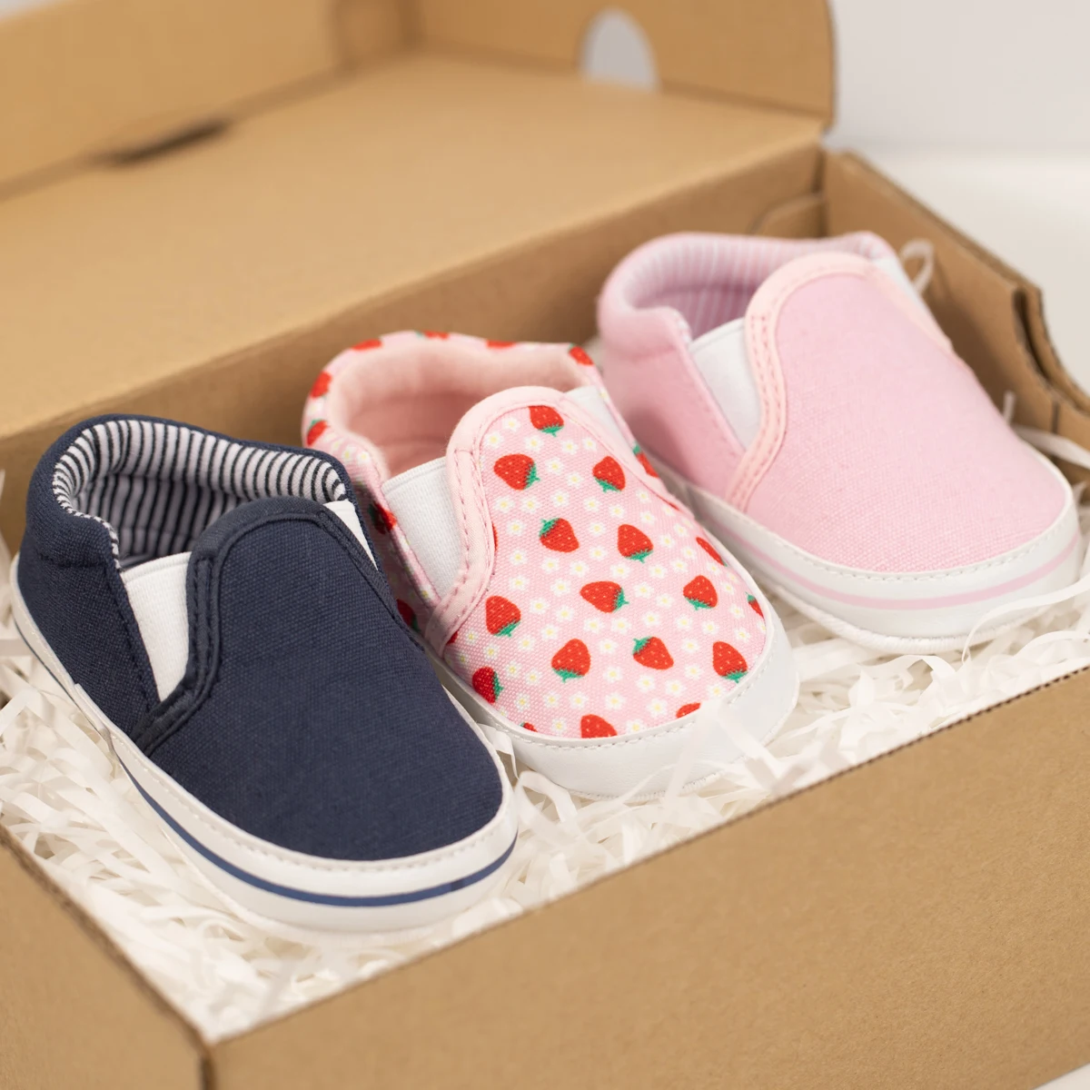 KIDSUN Baby Shoes Boy Girl Canvas Sneakers Newborn Infant Soft Soled First Walkers Toddler Casual Crib Shoes