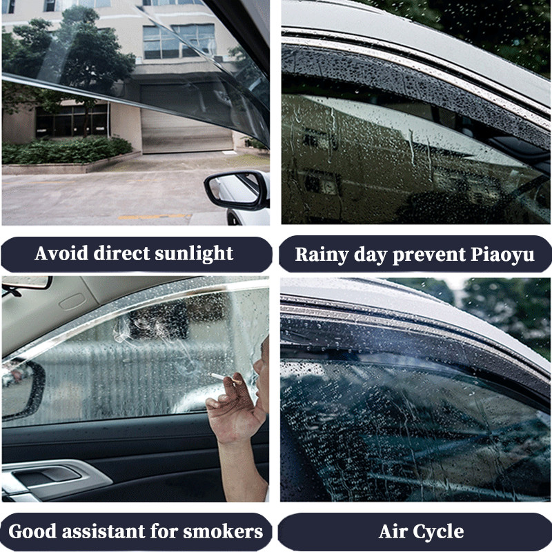 For Buick Encore 2013-2019 Window Visors Awnings Shelters Rain Sun Deflector Guard Vent Protector Cover 4Pcs Car Accessories