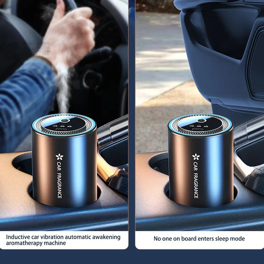 Car Air Refresher Car Perfume Intelligent Spray Car Mounted Aromatherapy Instrument Starts And Stops With The Car