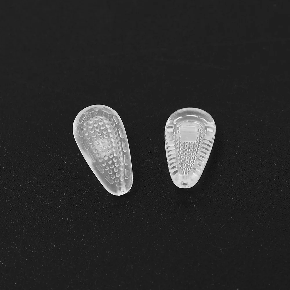 20/10pcs 2025 new Air Bag Oval Nose Pads Anti-slip Silicone Transparent Nose Pad Universal Screw-in Support Nosepad Eyewear Accessories