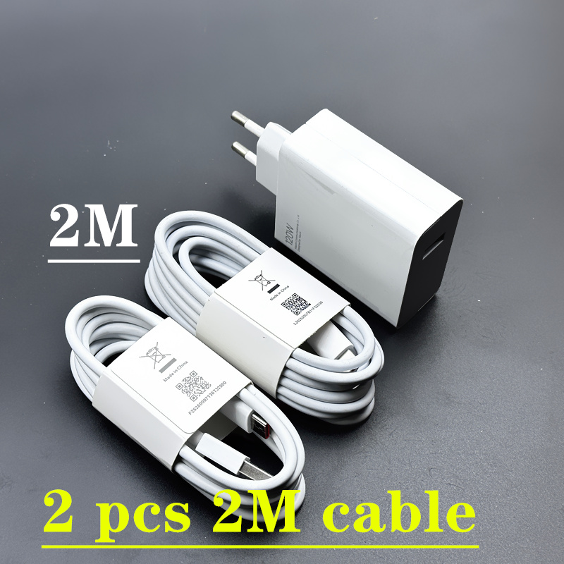 120w Xiaomi charger EU Turbo Fast charge adapter 6A Type C cable For gan3 Poco F4 GT MI 11T 12S Pro Redmi Note 11 Pro+ 5G
