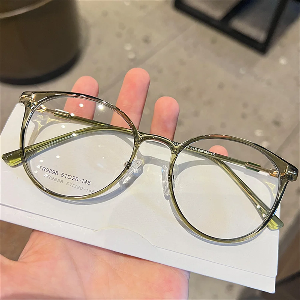 Elbru 0-1-1.5-2-2.5-3-3.5-4 Ultralight Myopia Glasses Computer Anti new 2025 Blue Light Nearsighted Eyewear Women Men Unisex Eyeglasses
