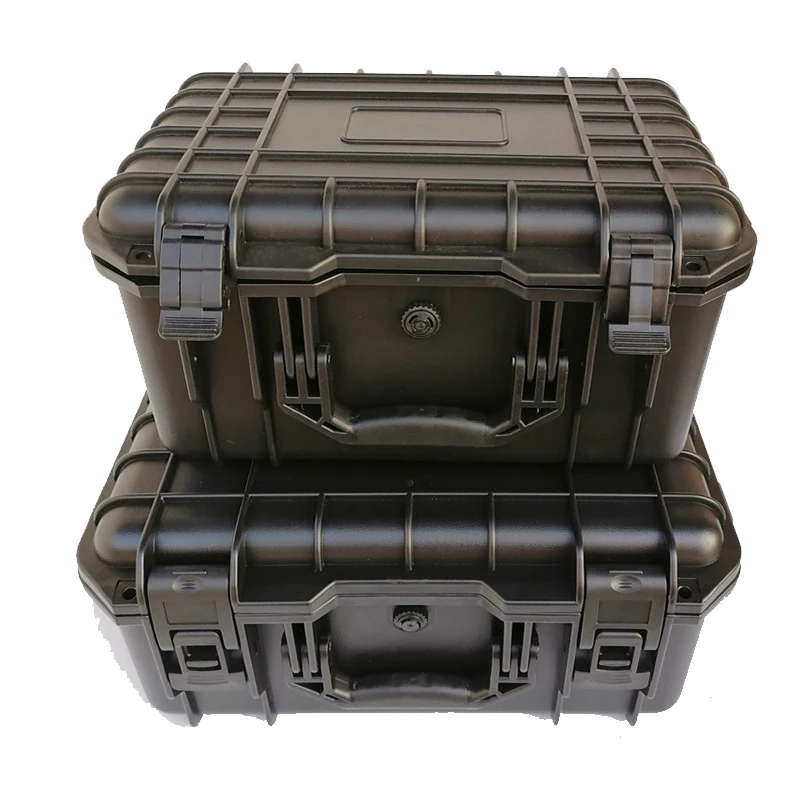 Sealed Tool Box ABS Plastic Hard Carry Safety Equipment Tool Case Suitcase Waterproof Tool Box Shockproof Hard Case with Sponge