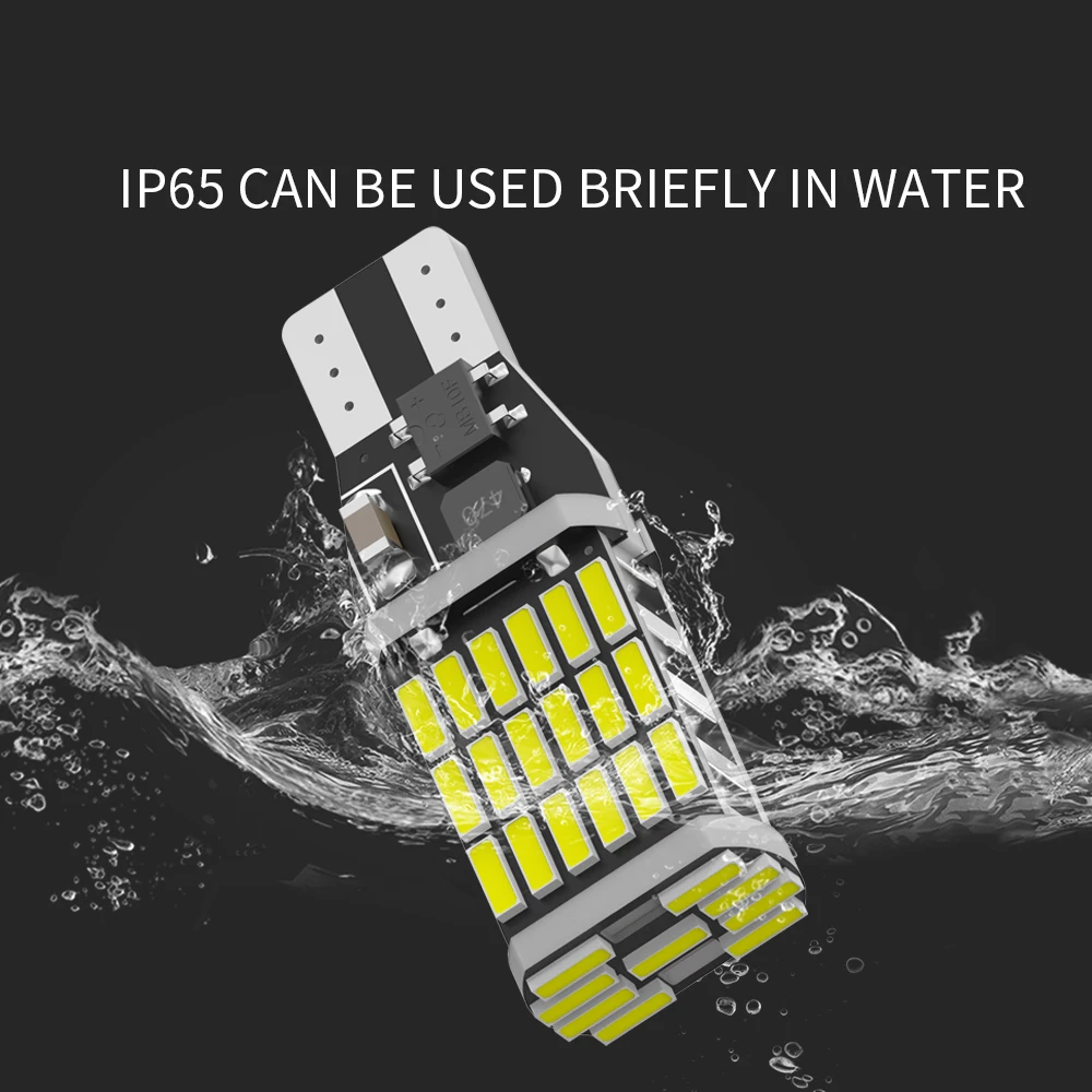 2/10pcs LED T15 W16W 921 2025 T10 W5W Car LED Light Canbus No new Error For Vehicle Bright 4014SMD Interior Dome Bulb Reverse Signal Lamp
