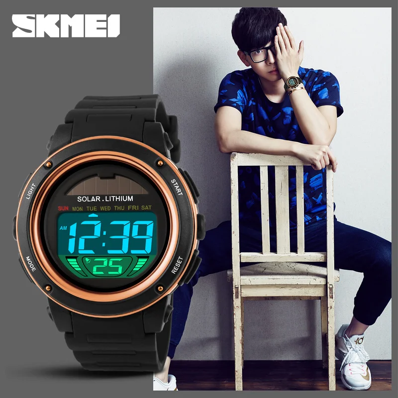 SKMEI 1096 Outdoor Digital Watches Men Chronograph Alarm Waterproof Sport Watch Calendar Date Wristwatch Mens 1025 reloj hombre