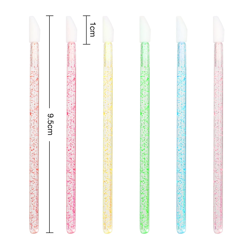 Lip Brushes Disposable Cosmetic Lip Brush Lipstick Lip Glossy Wands Cleaner Applicator Eyeshadow Makeup Brush Tool 50pcs/bag a5285 fe9f9
