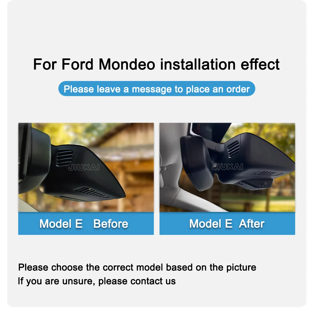 For Ford Mondeo 2015-2019 Left-Hand Drive Front and Rear 4K Dash Cam for Car Camera Recorder Dashcam WIFI Car Dvr Recording
