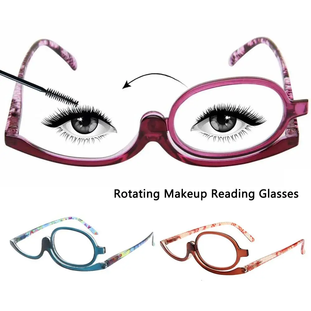 Magnifying Glasses Rotating Makeup Reading Glasses Folding Eyeglasses for Women new 2025 Cosmetic General +1.0 +1.5 +2.0+2.5+3.0+3.5+4.0