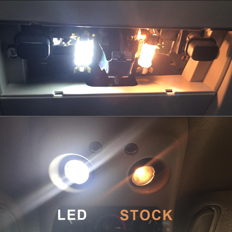 Sun Visor Lamp For Peugeot 308 MK1 MK2 I II 1 2 2007- 2016 2017 2018 2019 2020 LED Interior Dome Map Trunk Light Car Bulbs Kit