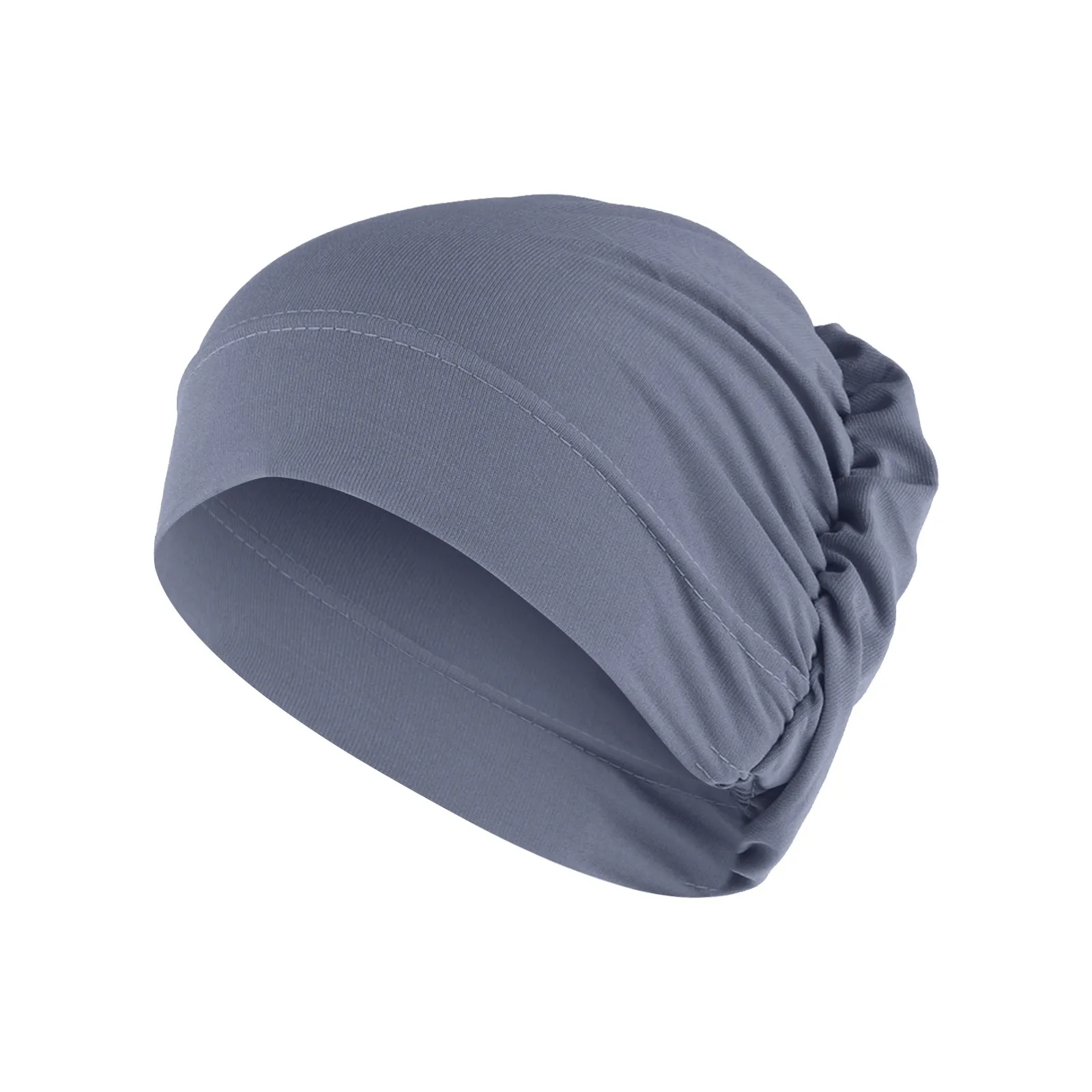 Women Solid Beading new Hat Muslim Ruffle Cancer Chemo Hat Wrap Cap Scarf 2025 Hat Set for Boys Scarf Gloves Hat for Men