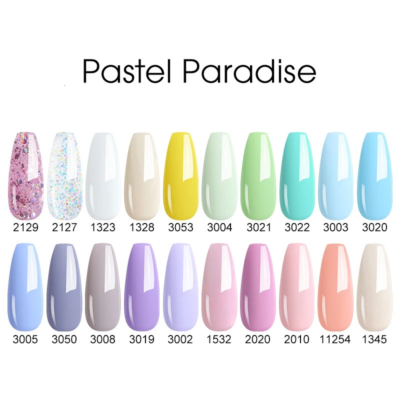 Clou Beaute 10/12/20/24pcs Gel Nail Polish Set Color 15ml White Glass Bottle Nail Art Kit Semi Permanent Gellack Nail Varnish 240321