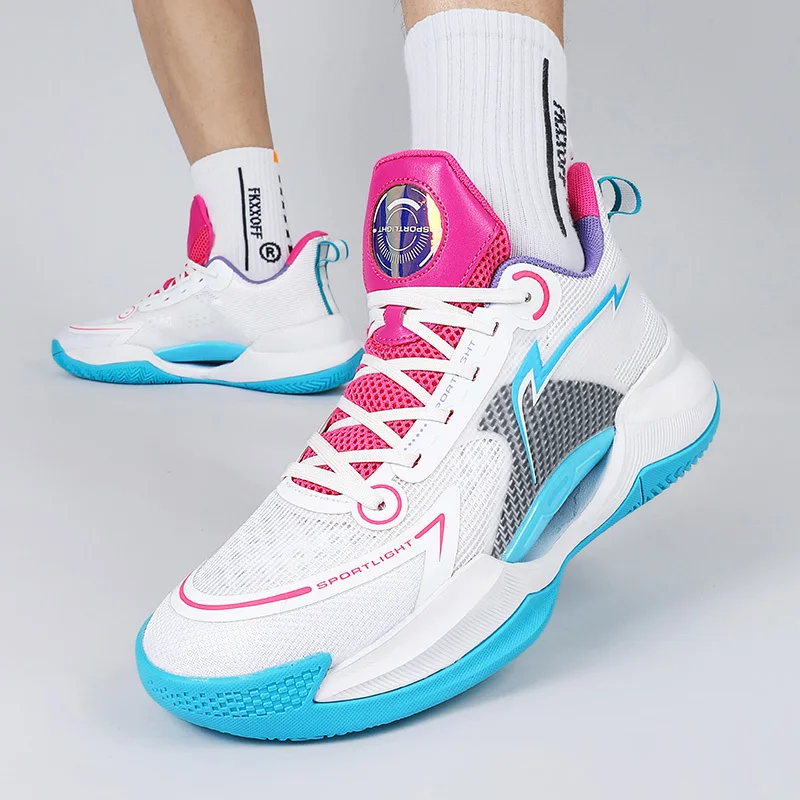 Spring Unisex Mesh Green Basketball Shoes Men Brand new Professional Trainers Sneakers 2025 Women Non-slip Size 36-45 Men's Sport Shoes