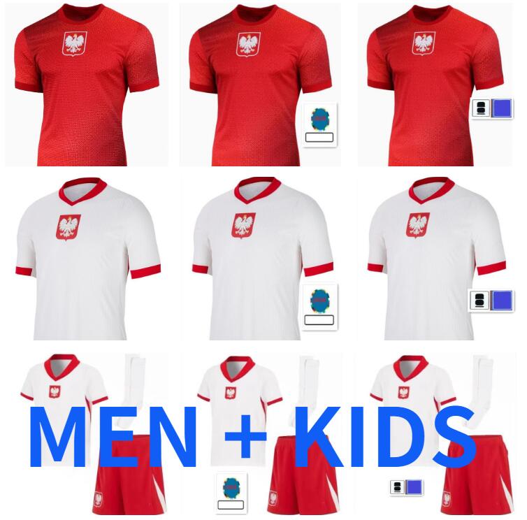 Poland 2024 2025 LEWANDOWSKI Soccer Jerseys Home away 23 24 25 GROSICKI PISZCZEK Zielinski Milik Zalewski Polish football Shirt uniform Szymanski KRYCHOWIAK