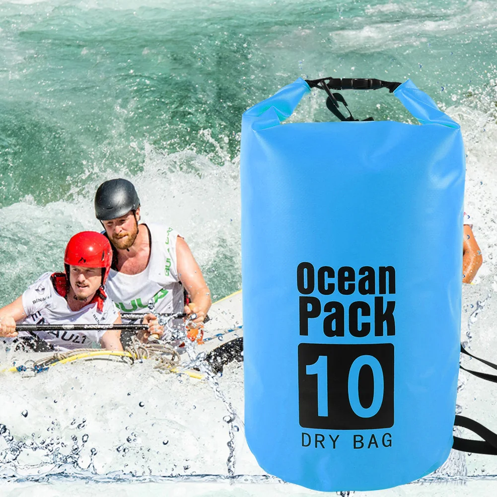 Waterproof Dry Lightweight 2L/5L/10L/15L Bag Pack ddmysmile Sack Swimming Rafting Kayaking River Floating Sailing Boating Water Bag Smile