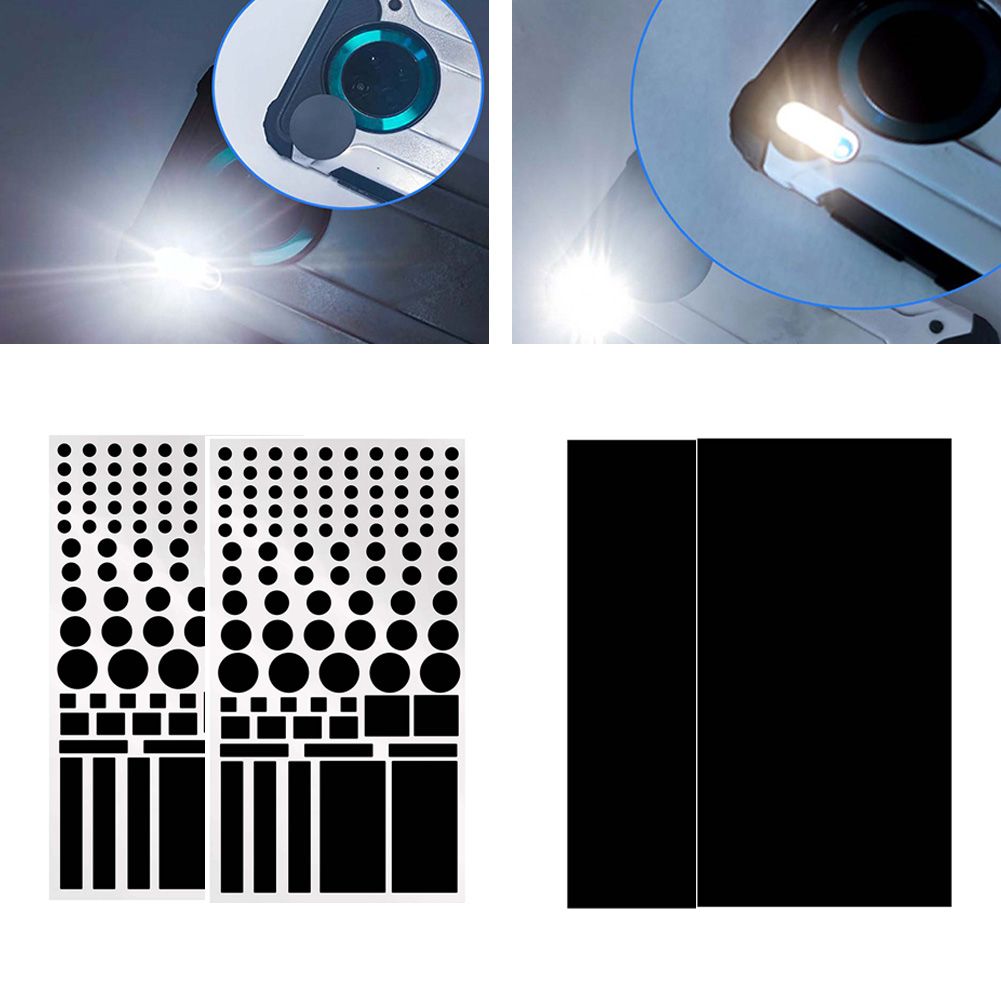 Shading Sticker Dimming 8x4inch Stickers For Car LED Light Blocking Trim Accessories