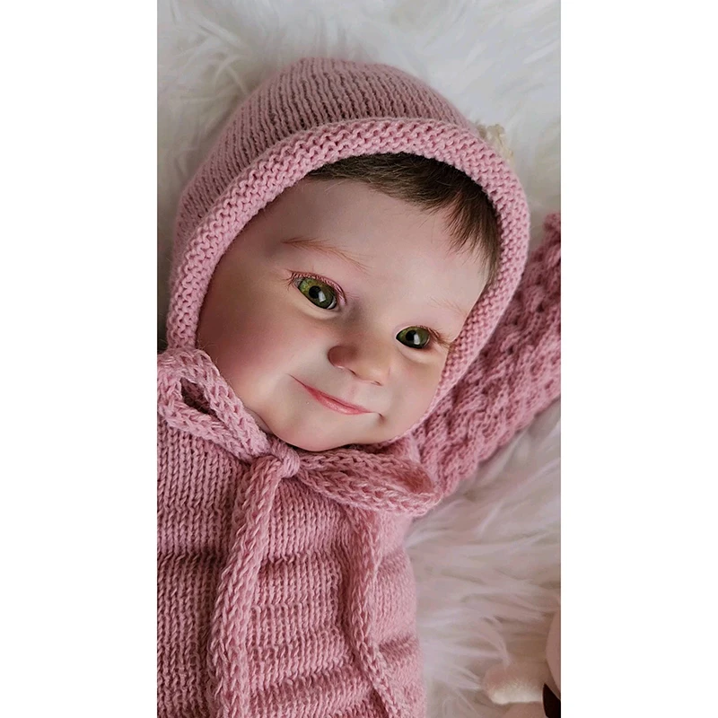 60cm 24inch Maddie Lifelike Toddler Popular Lovely Doll with Hand-root Hair Soft Cuddle Body High Quality Doll