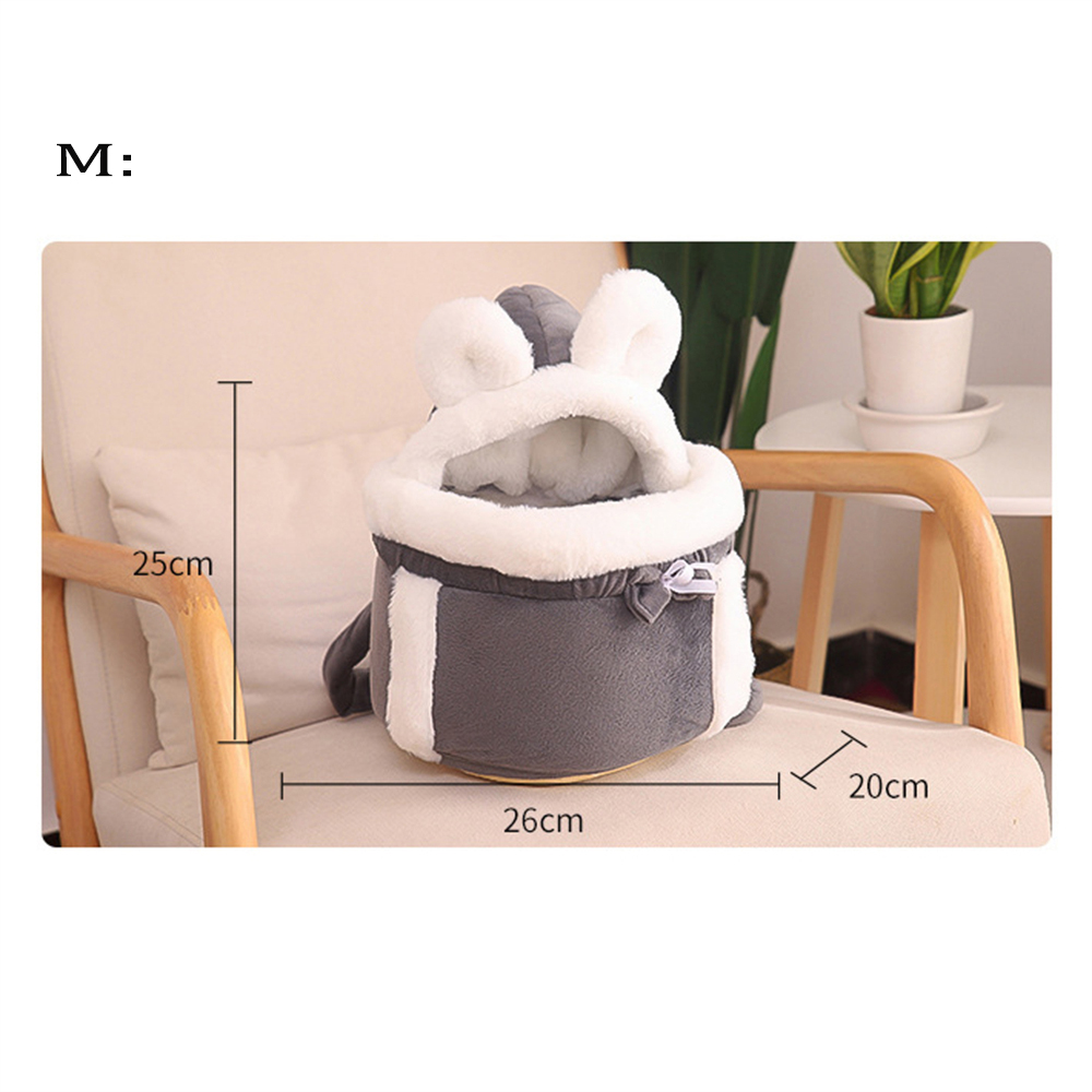 Update Cat Carriers Outdoor Backpack Winter Warm Soft Plush Carrier Bag Puppy Kitten Travel Chest Breathable Portable Backpacks Pet Supplies