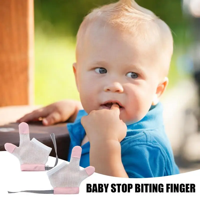 Anti Thumb Sucking 1 Pair Adjustable Stop Thumb Sucking Breathable Stop Finger Guard For Baby Sucker Stopper Adjustable Finger