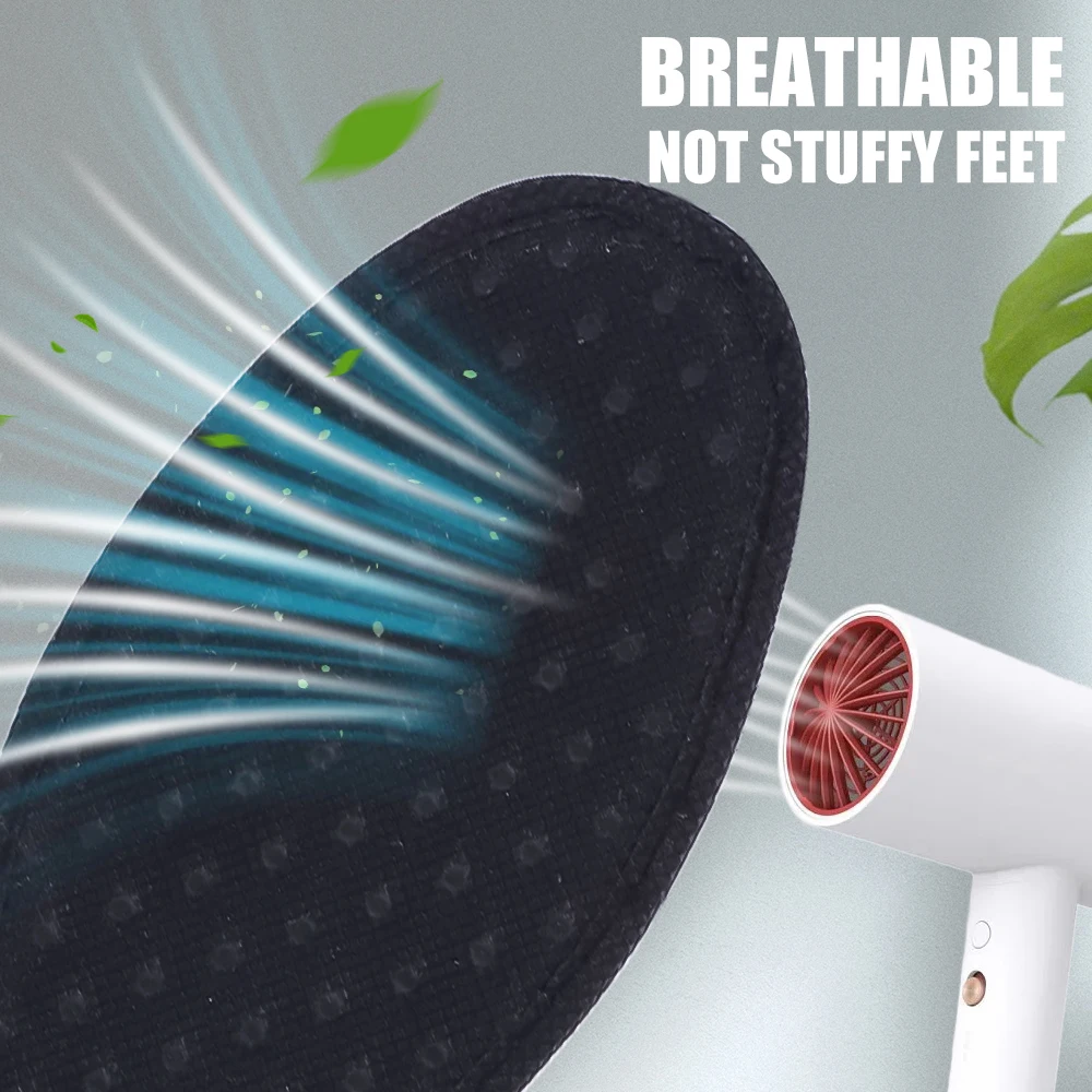 Insoles Foot Bamboo Deodorant Charcoal Insert Light Weight Breathable Thin Sport Shoes Pad Absorb Sweat Insole Men Women smile