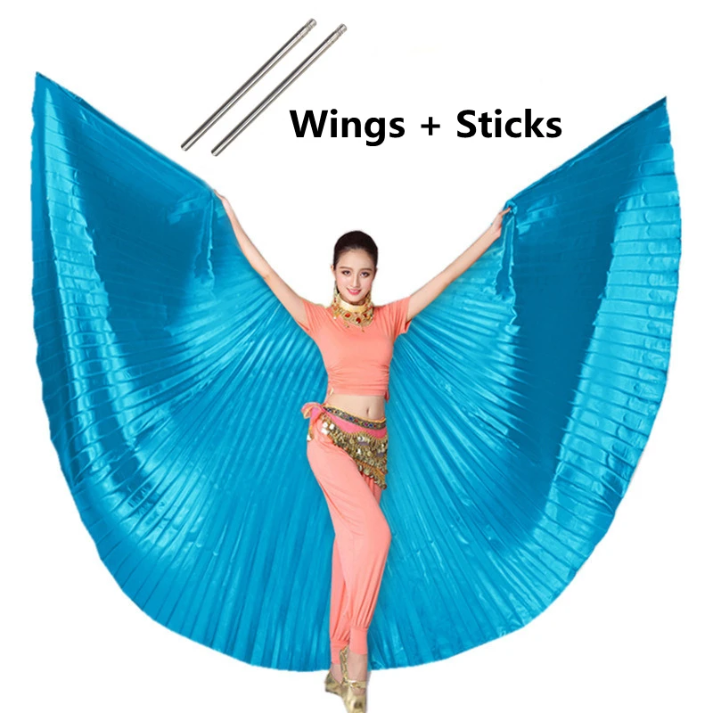 Belly Dance Isis new Wings Belly 2025 Dancing Costume for Women Children Kids Stage Performance Wear Carnival Clothing Accessories Gold