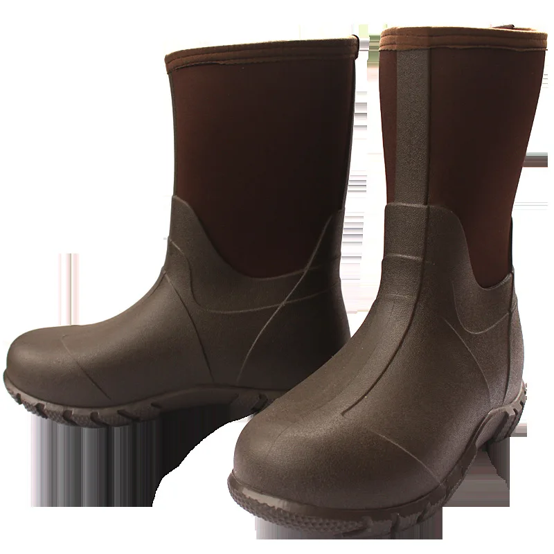 Men's Rain Boots Outdoor Snow 2025 new Boots Forest Shoes Fishing Car Washing Shoes